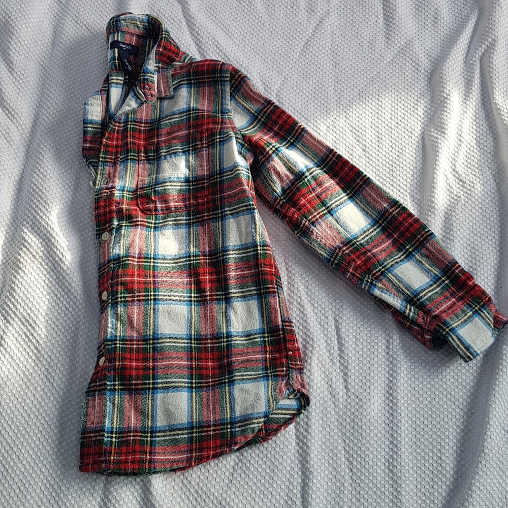 Gap Kids Plaid Flannel Shirt